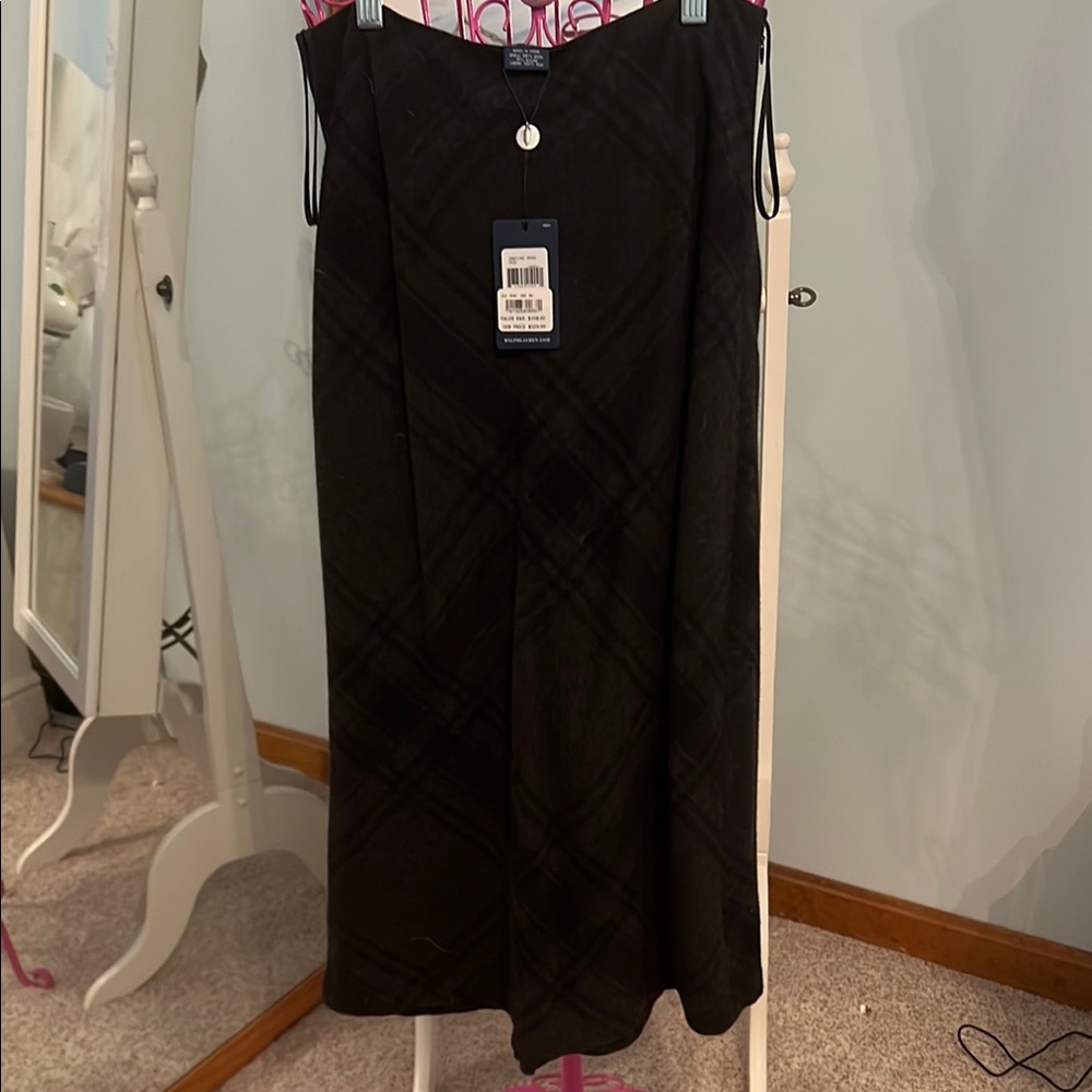Ralph Lauren Black Midi Skirt Cocktail Ready